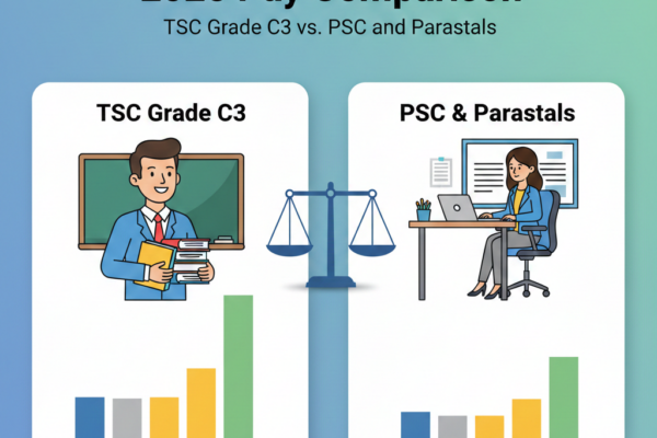 2025 Pay Comparison: TSC Grade C3 vs. PSC and Parastatals